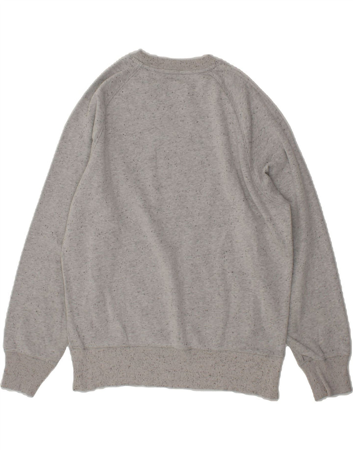 UNDER ARMOUR Mens Sweatshirt Jumper Small Grey Flecked Cotton Vintage Under Armour and Second-Hand Under Armour from Messina Hembry 