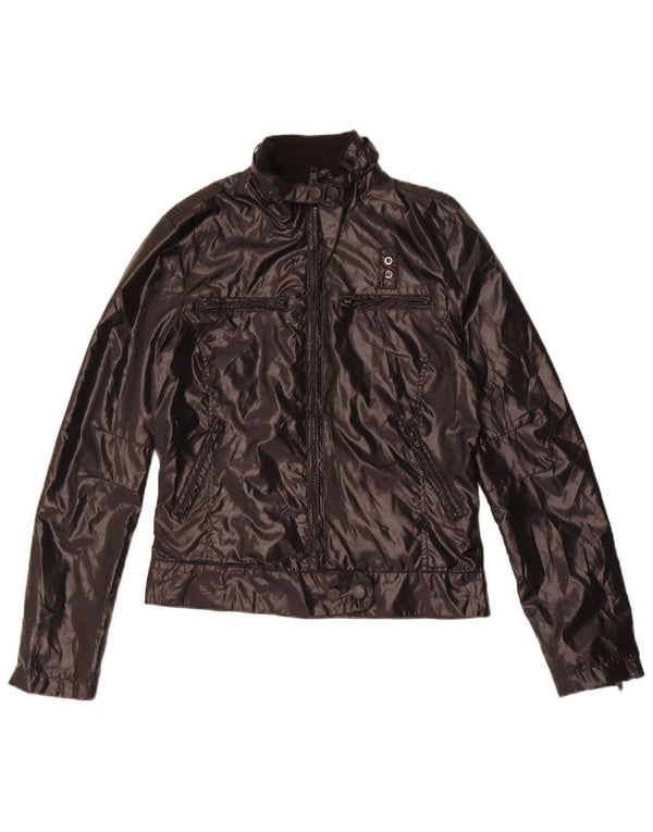 Rifle Womens Utility Jacke UK 12 Mittelschwarzes Polyester