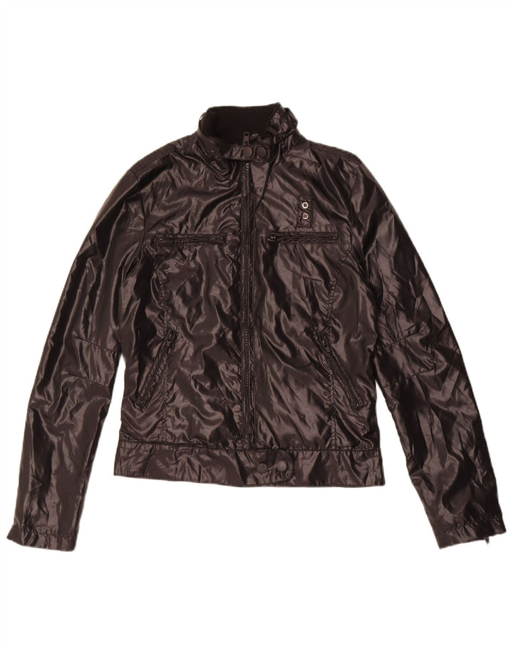 Rifle Womens Utility Jacke UK 12 Mittelschwarzes Polyester