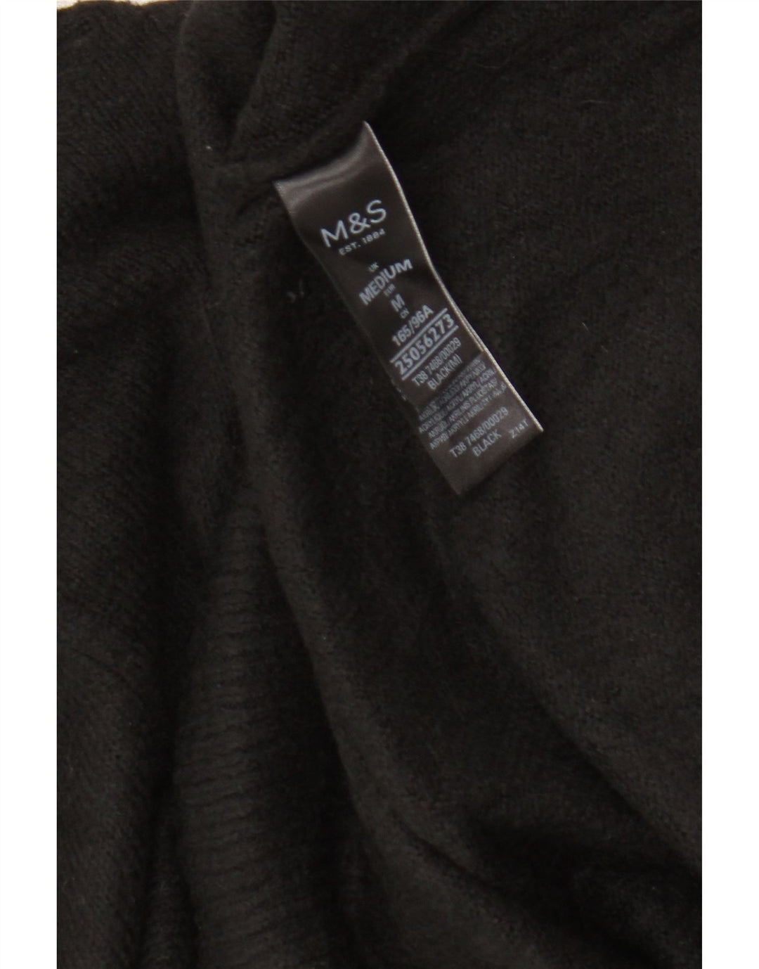 Marks & Spencer Rollkragenpullover für Damen, Gr. 14, mittelschwarz