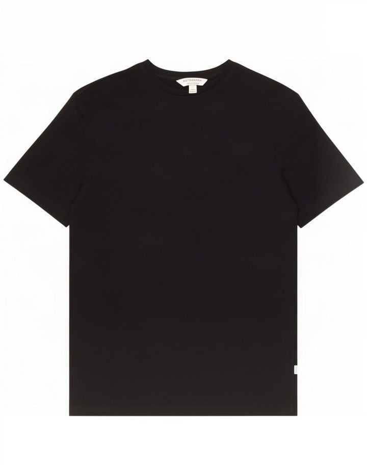 Marks & Spencer Herren Autograph T-Shirt Top Small Schwarz Baumwolle