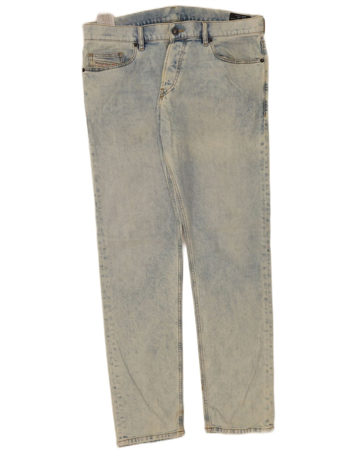 Diesel Herren D-Luster Stretch Slim Jeans W36 L32 Blaue Baumwolle