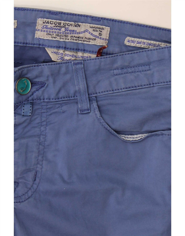 Jacob Cohen Damen Slim Freizeithose W30 L31 Blau