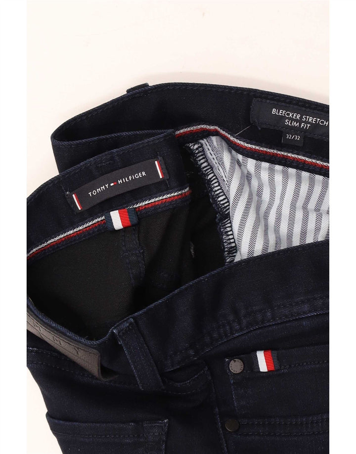 Tommy Hilfiger Herren Bleecker Slim Jeans W32 L32 Marineblau