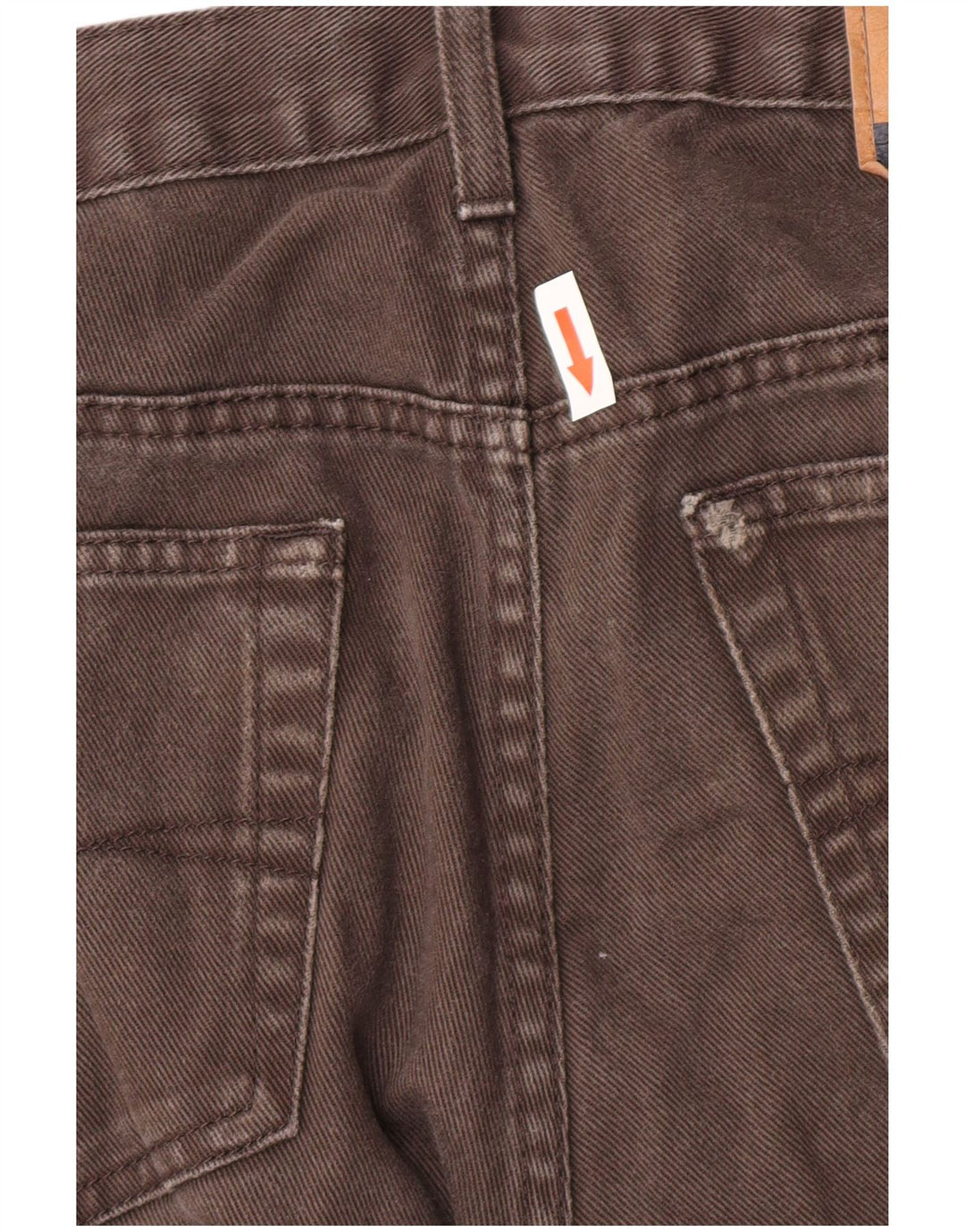 Marks & Spencer Herren Blue Harbor Straight Jeans W36 L31 Braune Baumwolle