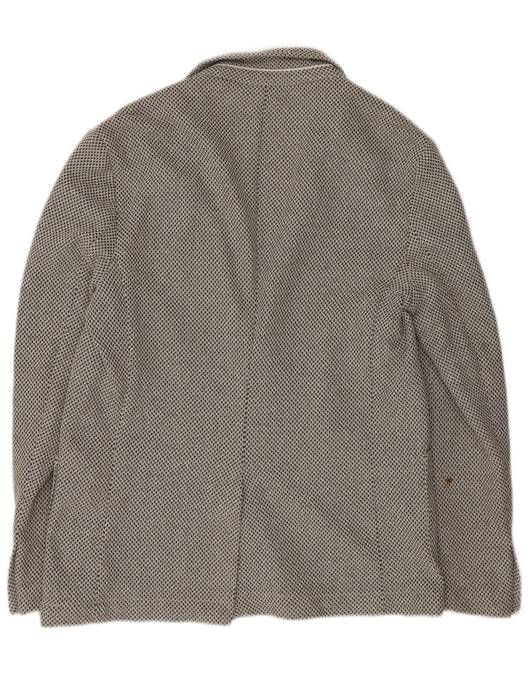 Zara Herren-Blazer mit 2 Knöpfen, EU 50, mittelgraues Polyester
