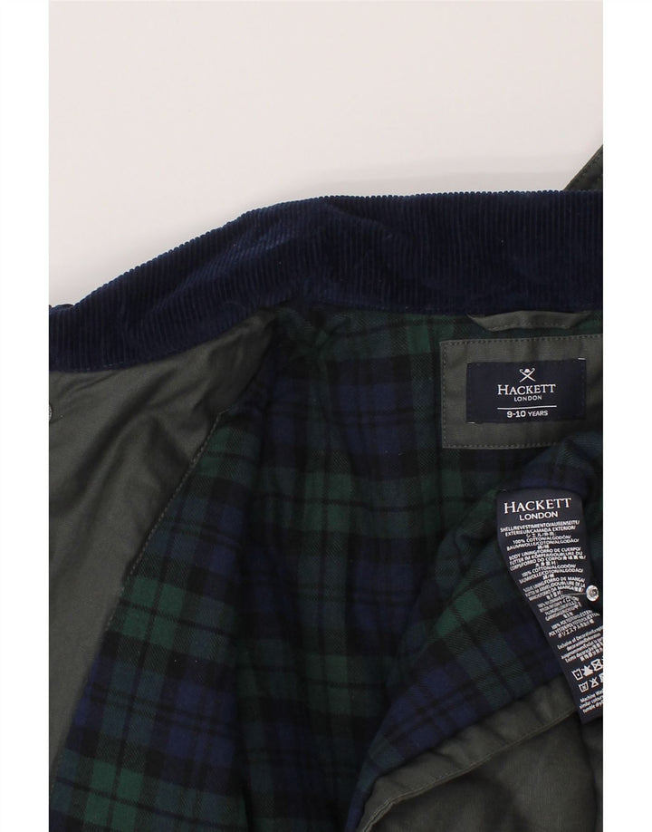 Hackett Windjacke für Jungen, 9–10 Jahre, graue Baumwolle