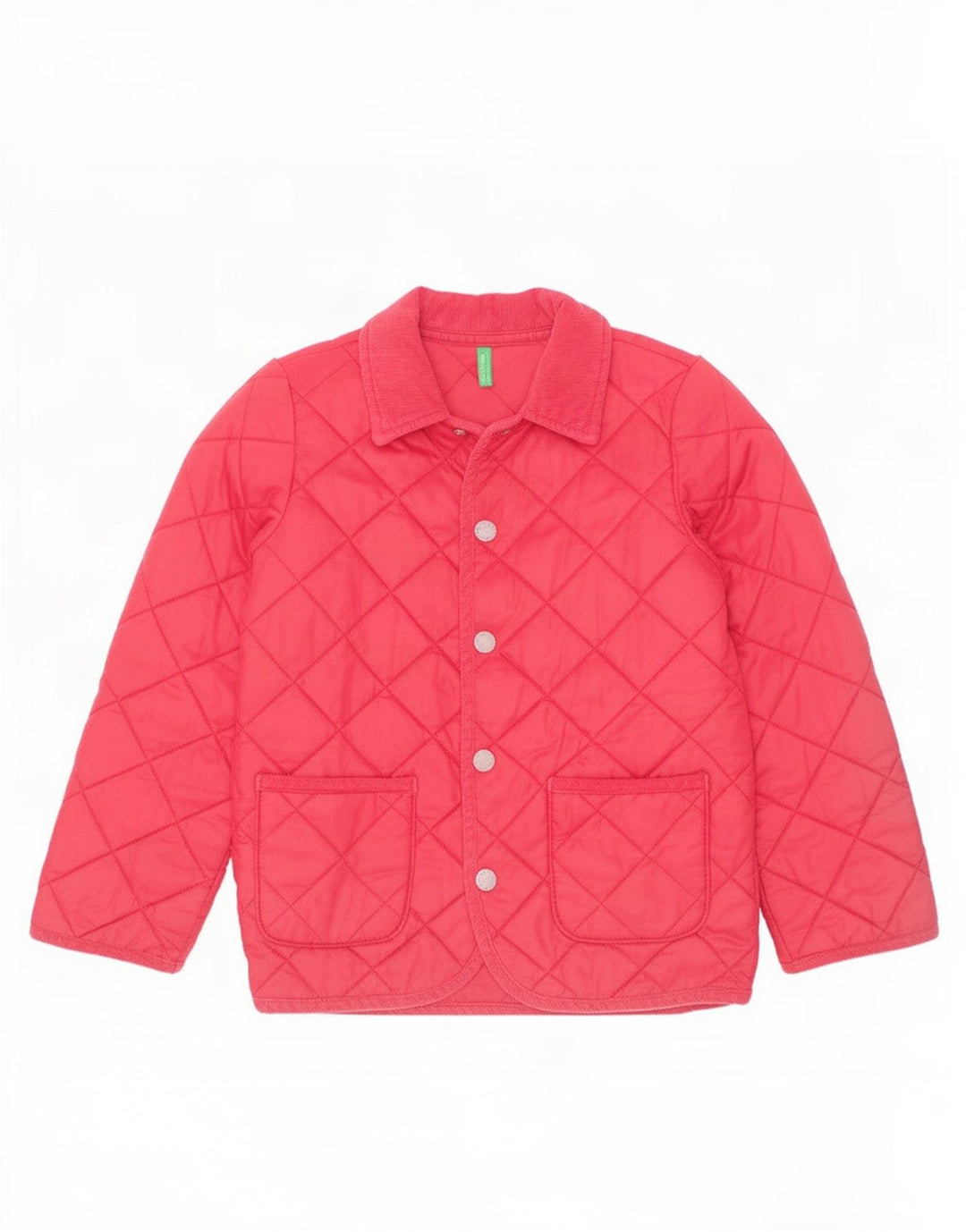 Benetton Steppjacke für Jungen, 6–7 Jahre, Größe S, Burgunderrot, Polyamid