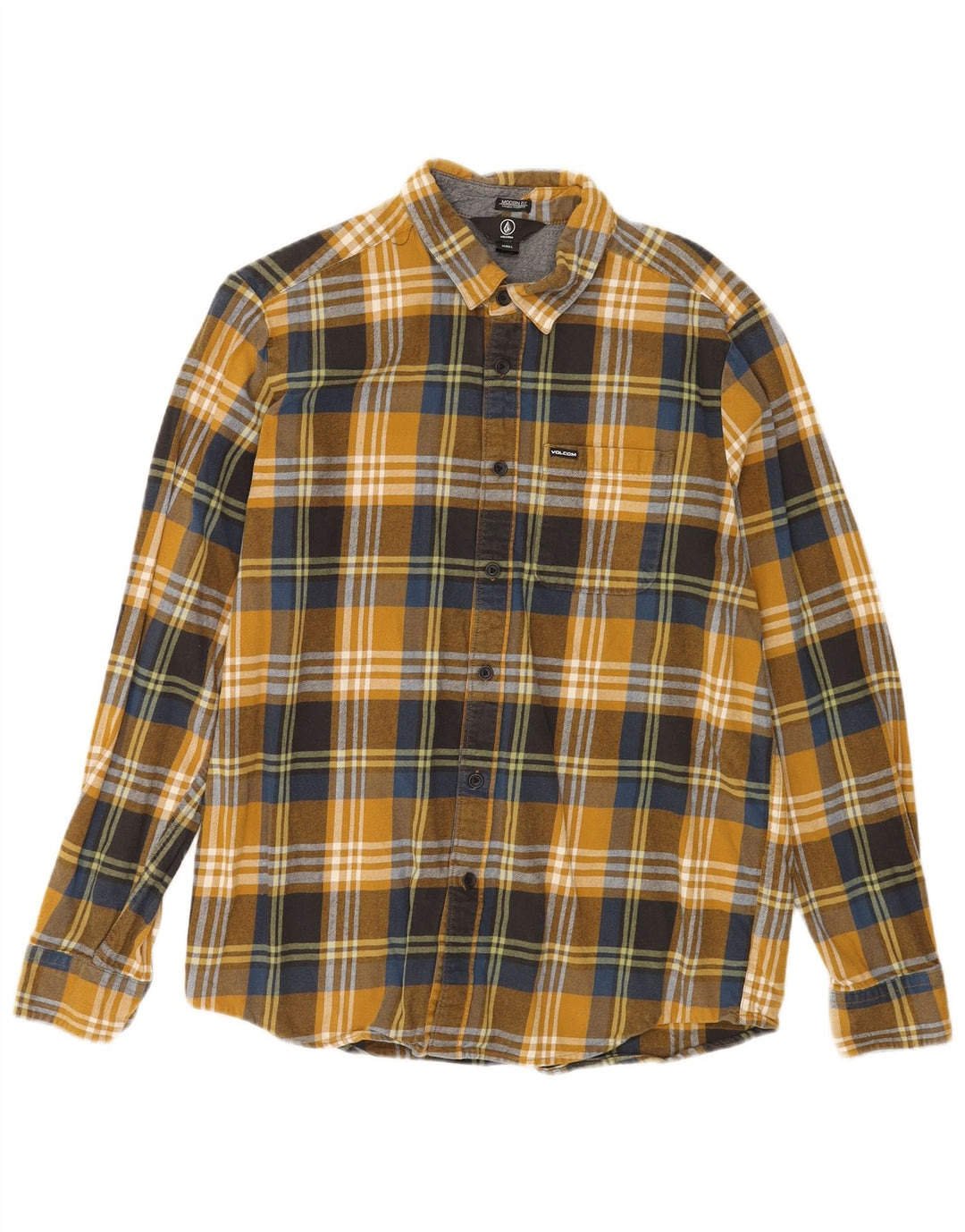 Volcom Herren-Flanellhemd mit moderner Passform, groß, mehrfarbig, kariert, Baumwolle