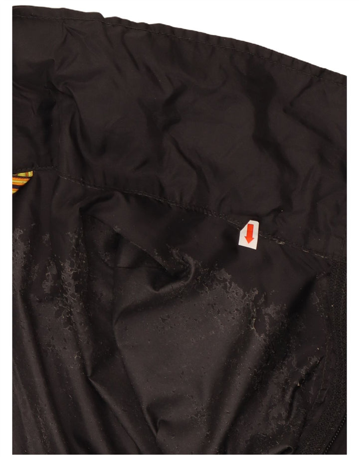 K-Way Herren-Regenjacke mit Kapuze, UK 38, mittelschwarz