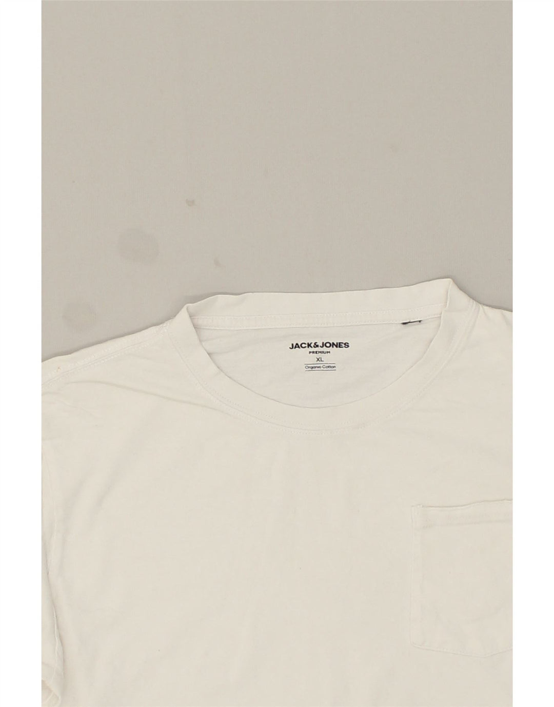 JACK & JONES Womens Crop Top UK 18 XL White Cotton | Vintage Jack & Jones | Thrift | Second-Hand Jack & Jones | Used Clothing | Messina Hembry 
