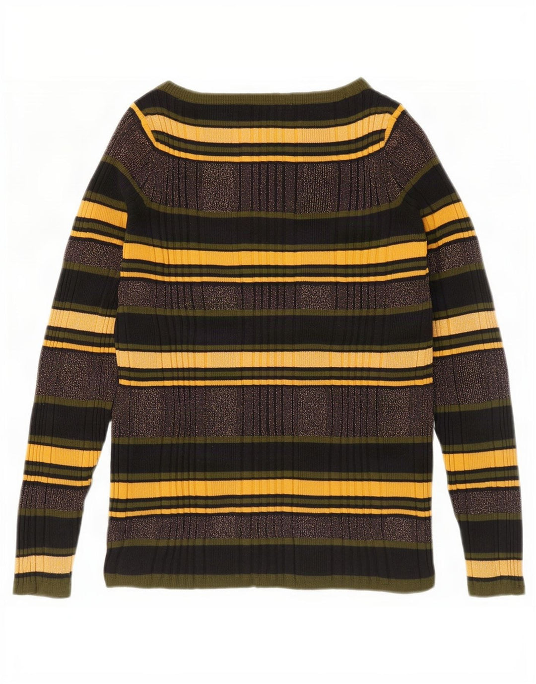 Marks & Spencer Damen-Pullover mit U-Boot-Ausschnitt, Gr. 42, Größe L, mehrfarbig