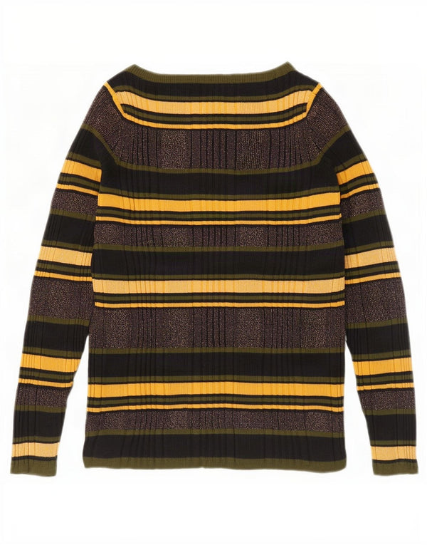 Marks & Spencer Damen-Pullover mit U-Boot-Ausschnitt, Gr. 42, Größe L, mehrfarbig