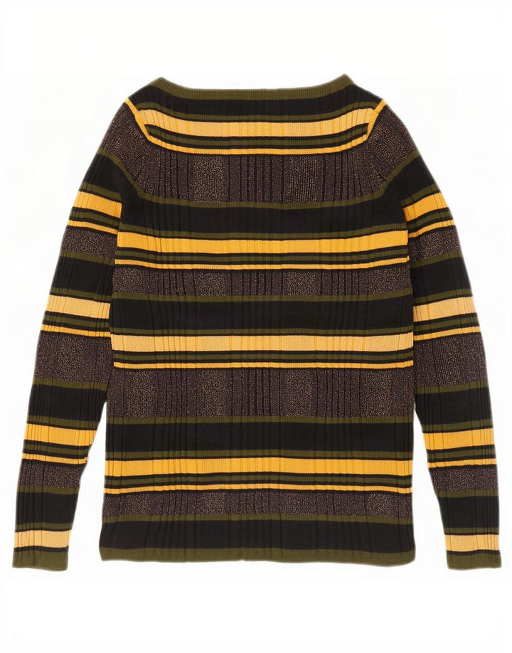 Marks & Spencer Damen-Pullover mit U-Boot-Ausschnitt, Gr. 42, Größe L, mehrfarbig