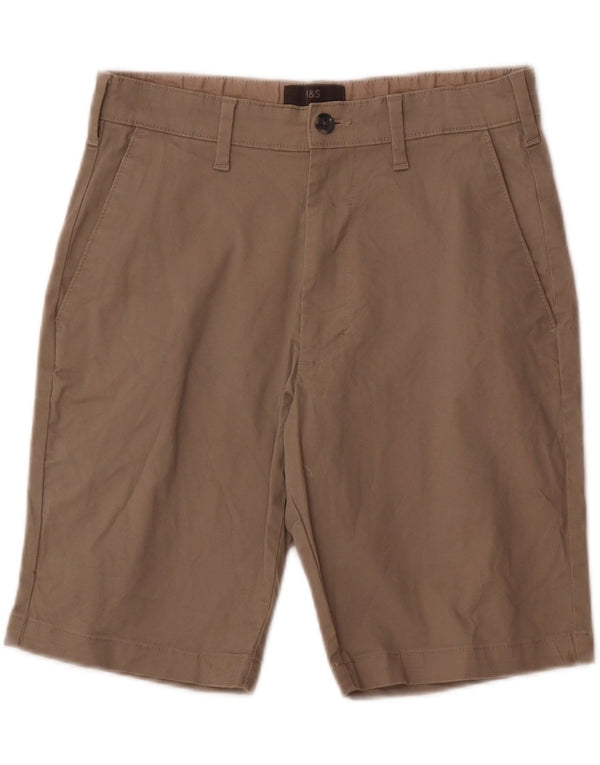 Marks & Spencer Herren Chinoshorts W30 mittelgraue Baumwolle