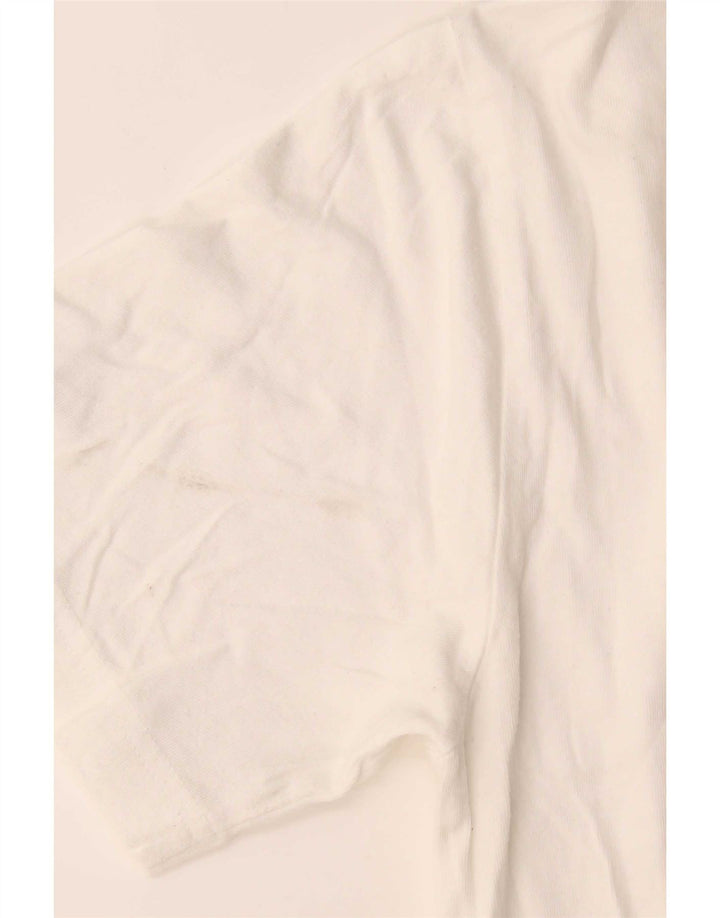 Champion Herren T-Shirt Top aus mittelweißer Baumwolle