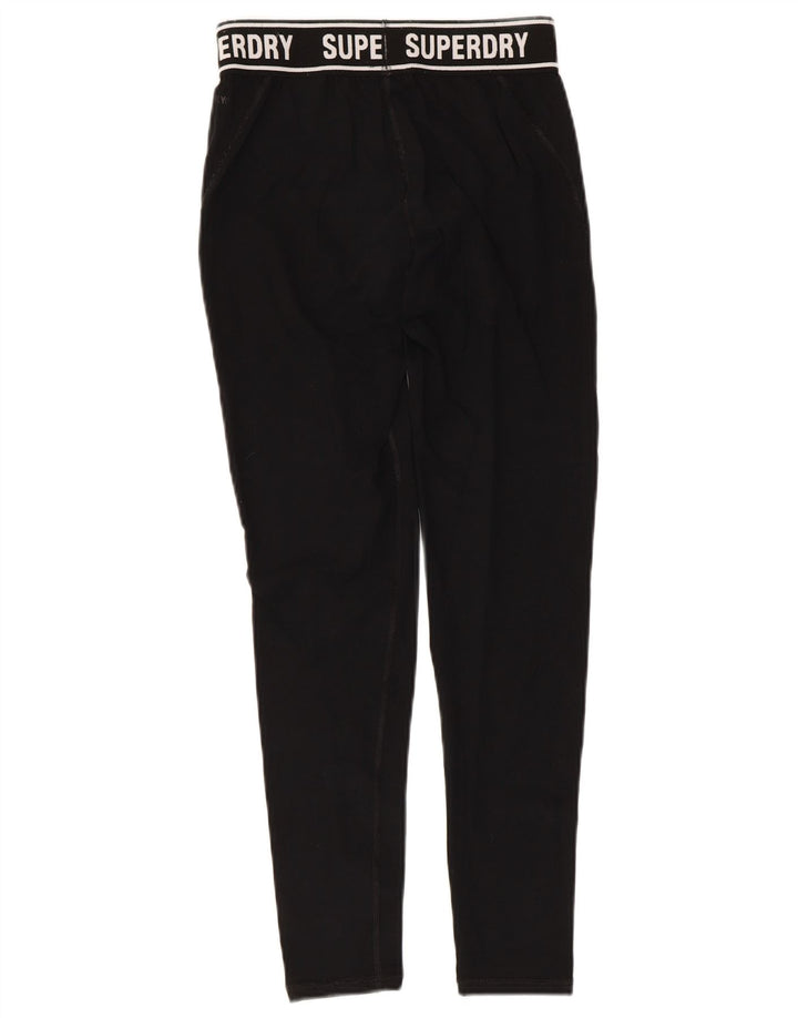 Superdry Damen-Leggings mit Grafik, Größe S, Größe S, Schwarz, Baumwolle