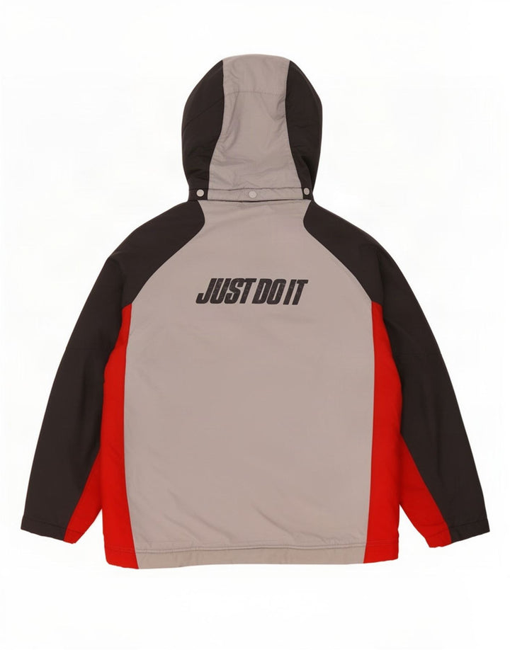 Nike Jungen-Windbreaker-Jacke mit Grafik, 12–13 Jahre, groß, mehrfarbig