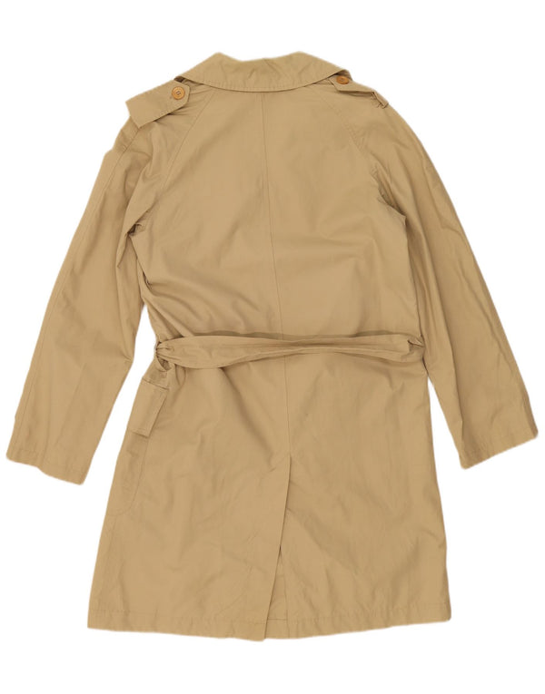REPLAY Damen Trenchcoat UK 14 Mittelbeige Baumwolle