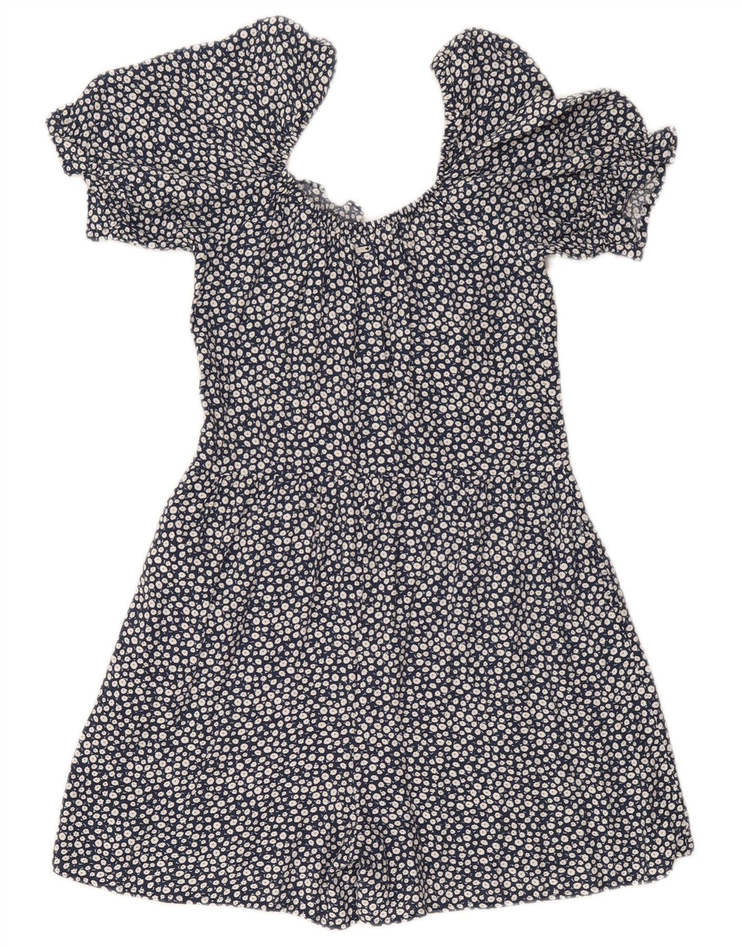 SUPERDRY Playsuit für Damen, Größe S, Marineblau, Viskose mit Blumenmuster