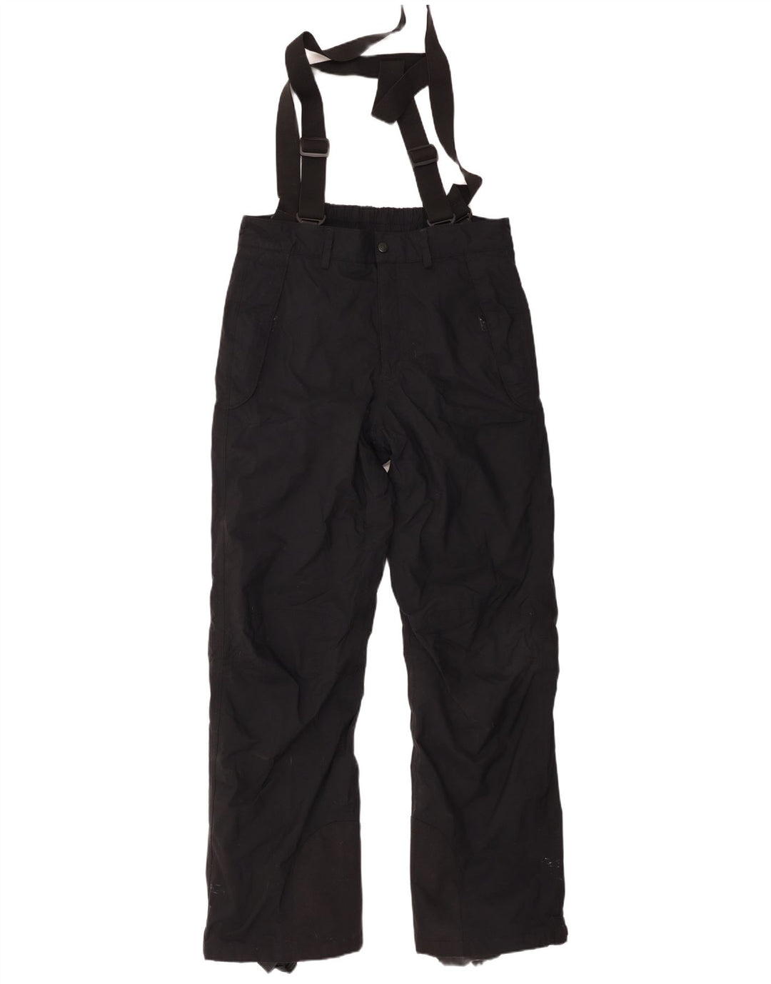 Columbia Herren-Latzhose, Skihose, groß, aus schwarzem Nylon