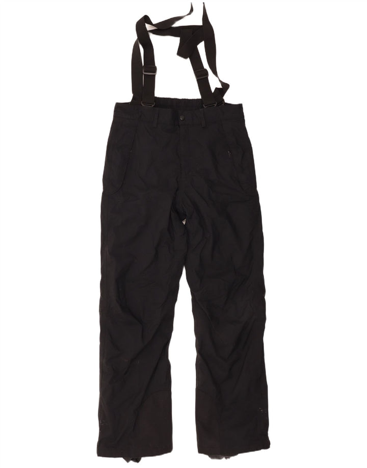 Columbia Herren-Latzhose, Skihose, groß, aus schwarzem Nylon