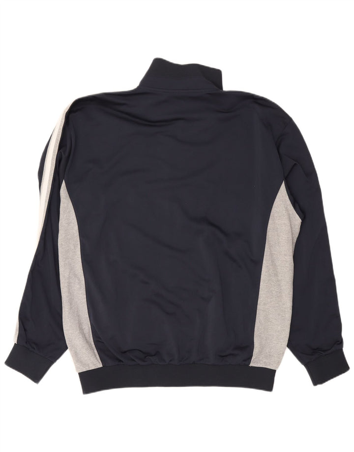 Champion Herren-Trainingsanzugoberteil, Jacke, 2XL, Marineblau, Farbblock