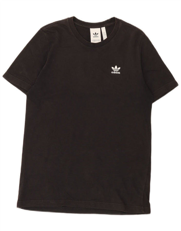 Adidas Herren T-Shirt Top Small Schwarz Baumwolle