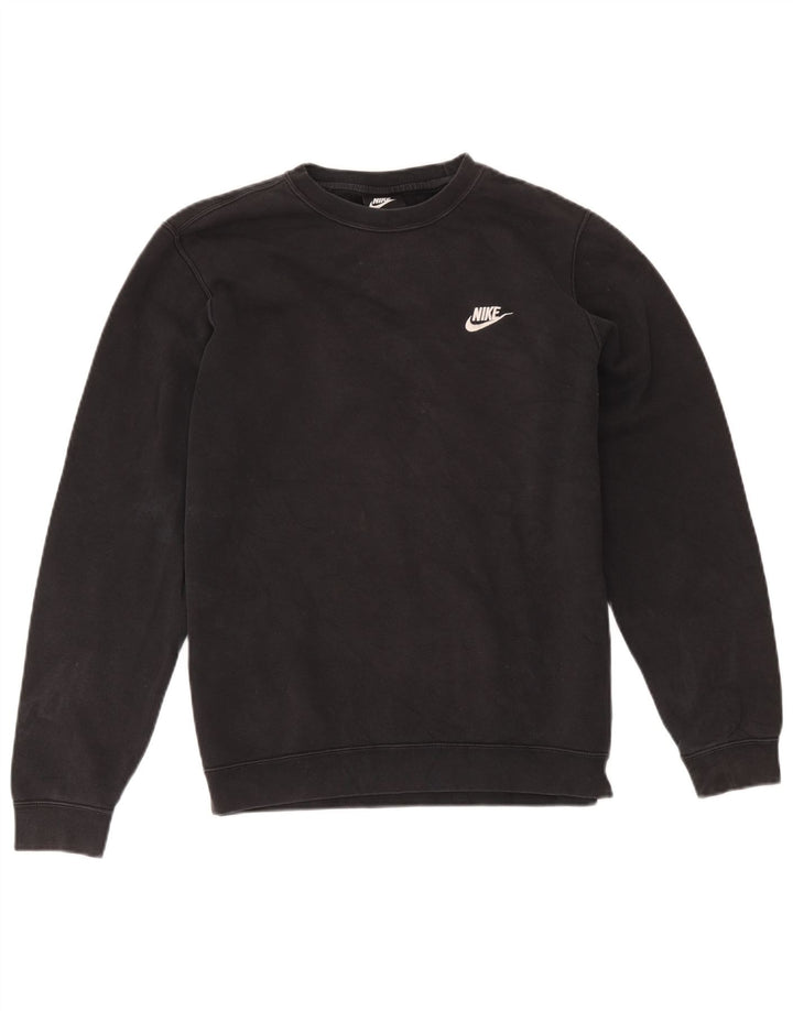 Nike Herren-Sweatshirt-Pullover, mittelschwarz, Baumwolle