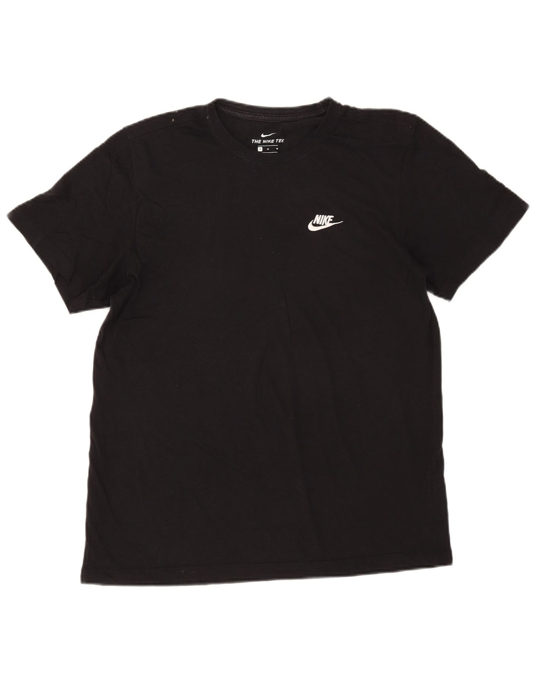 Nike Herren T-Shirt Top Medium Schwarz Baumwolle