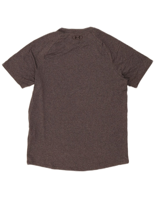 Under Armour Herren T-Shirt Top Small Grau geflecktes Polyester