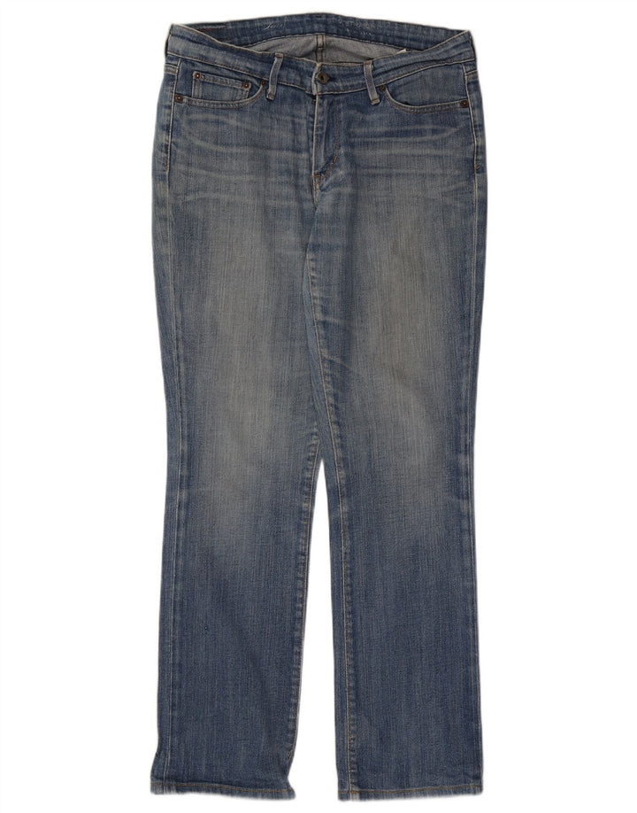 Levi's Damen Straight Jeans US 10 Large W32 L30 Blaue Baumwolle
