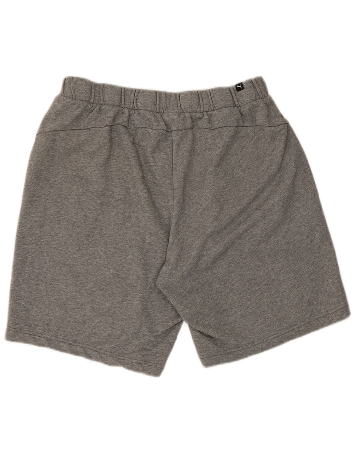 Puma Herren Sport Shorts XL Grau gefleckte Baumwolle