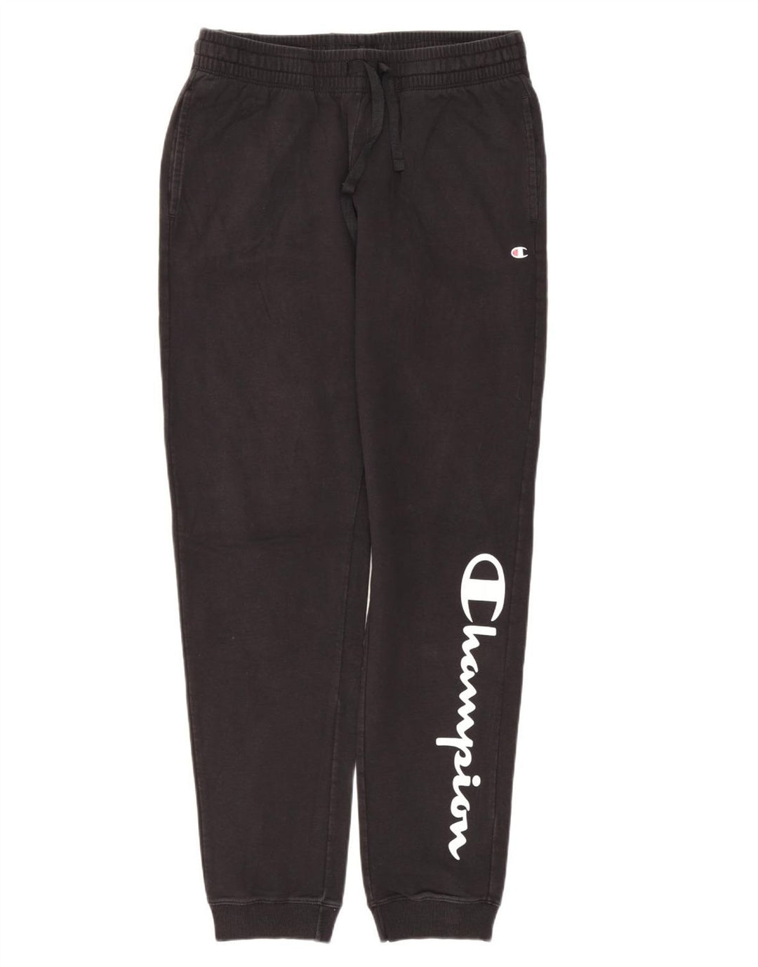 CHAMPION Damen Grafik-Trainingshose, Jogginghose, UK 14, Mittelschwarz
