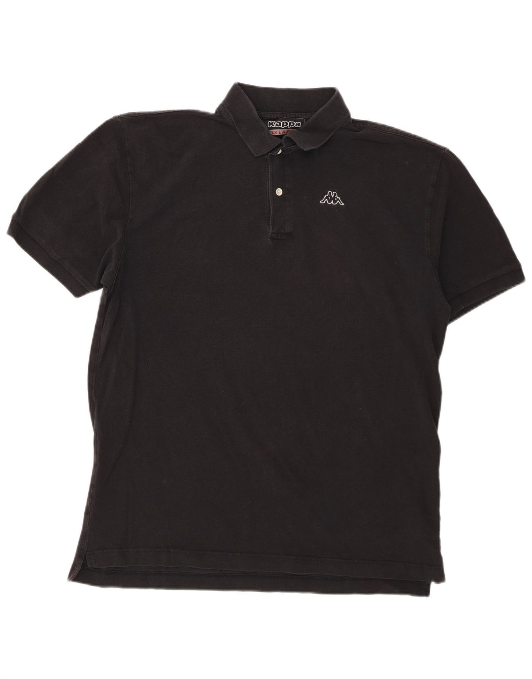 Kappa Herren Poloshirt 2XL Schwarz Baumwolle