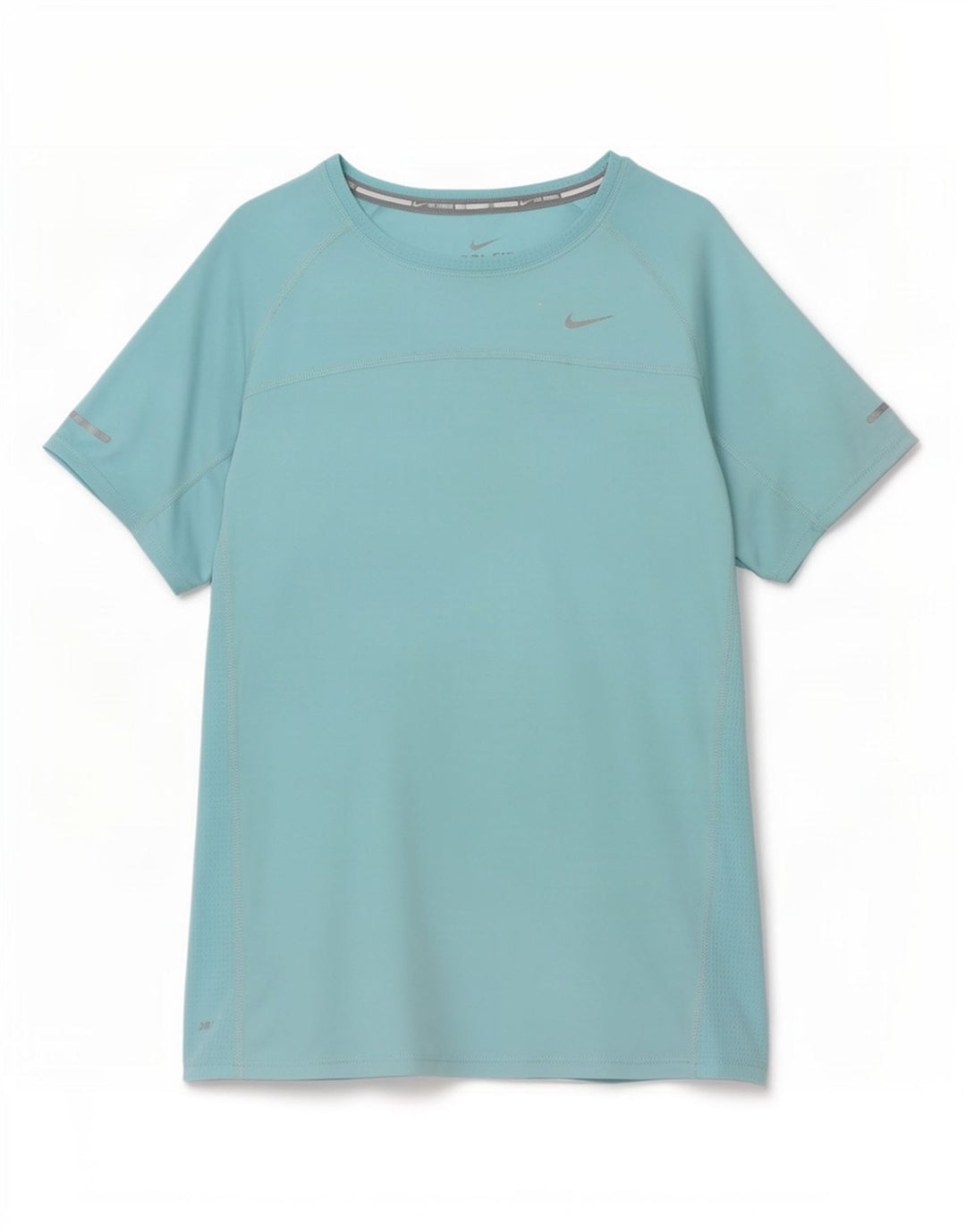 Nike Damen Dri Fit T-Shirt Top UK 10 Small Blau Polyester