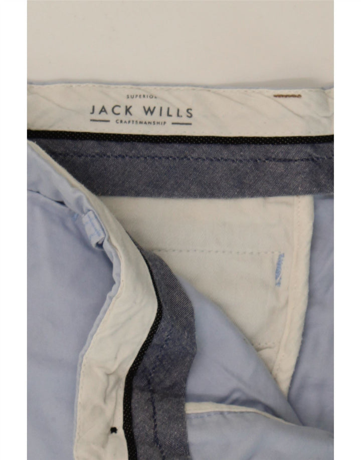 JACK WILLS Mens Chino Shorts W34 Large  Blue Vintage Jack Wills and Second-Hand Jack Wills from Messina Hembry 