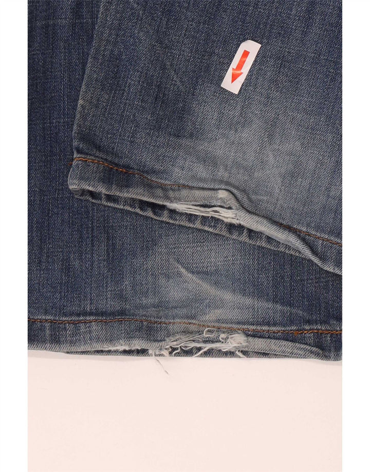 Marks & Spencer Herren Straight Jeans W36 L33 Blaue Baumwolle
