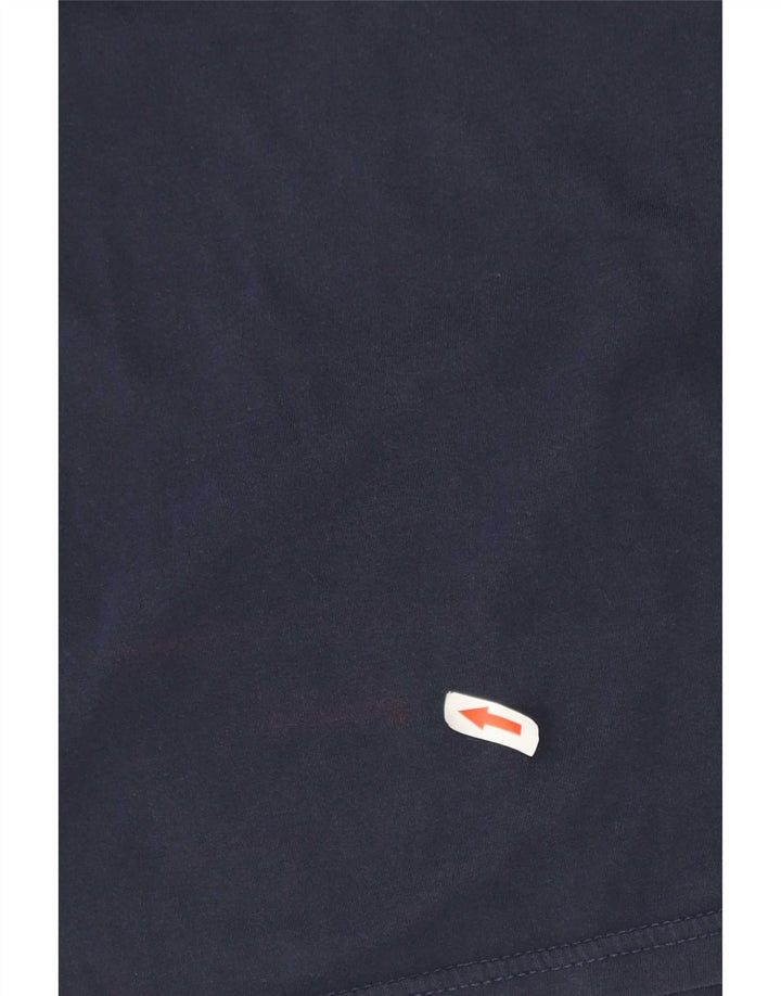 Tommy Hilfiger Herren-T-Shirt mit Grafik, mittelmarineblaue Baumwolle