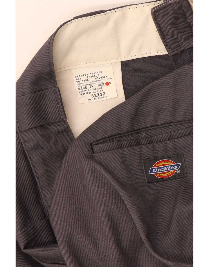 Dickies Herren-Cargohose mit weitem Bein, W32 L32, graues Polyester