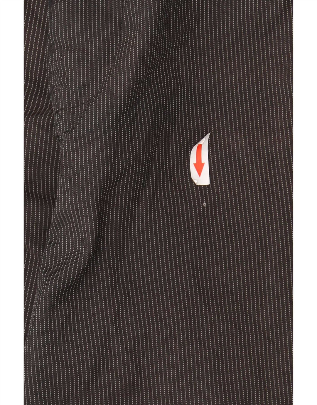 Hurley Herren-Chinoshorts W38 XL, schwarzes Nadelstreifen-Polyester