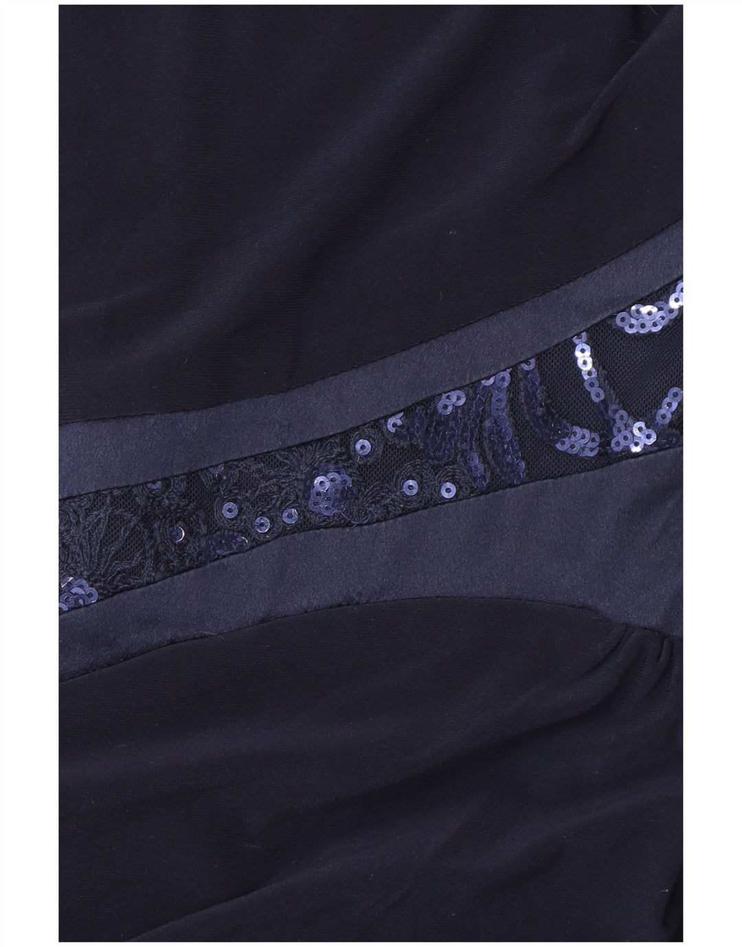 RALPH LAUREN Damen Ärmelloses Etuikleid US 4 Small Marineblau Polyester