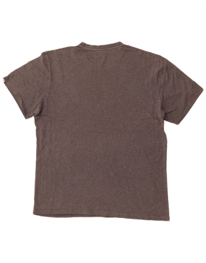ELEMENT Herren-T-Shirt mit normaler Passform, Grafik, Größe L, Grau, Baumwolle