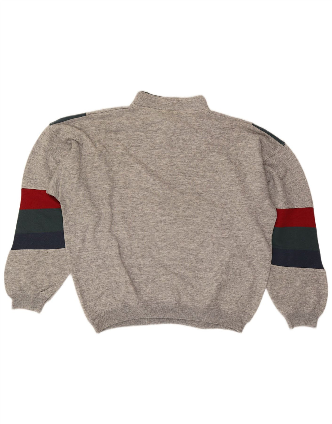 North Pole Herren-Sweatshirt mit Reißverschluss, XL, Grau, Farbblock