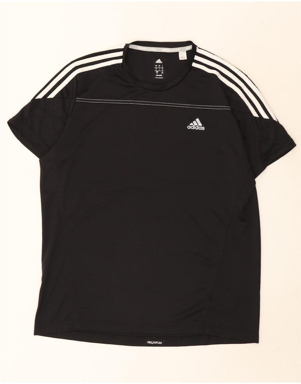Adidas Herren Climalite Large Schwarz Polyester