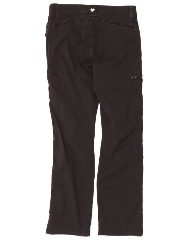Wrangler Herren gerade Cargohose W32 L30 schwarzes Nylon