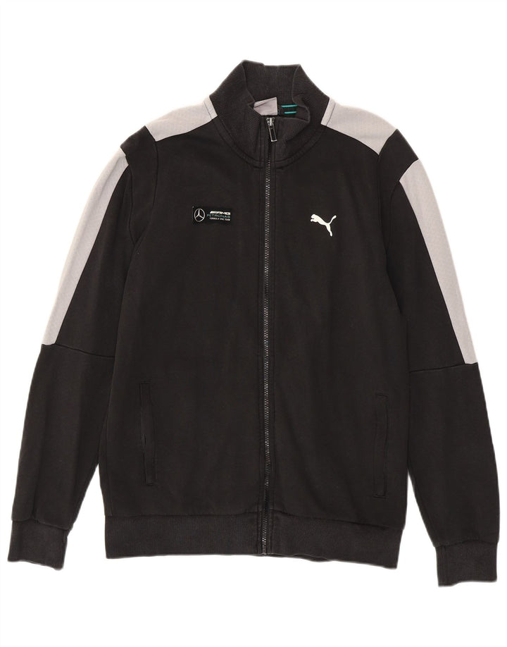 Puma Herren Mercedes AMG Petronas Trainingsanzug Top Jacke Medium Schwarz