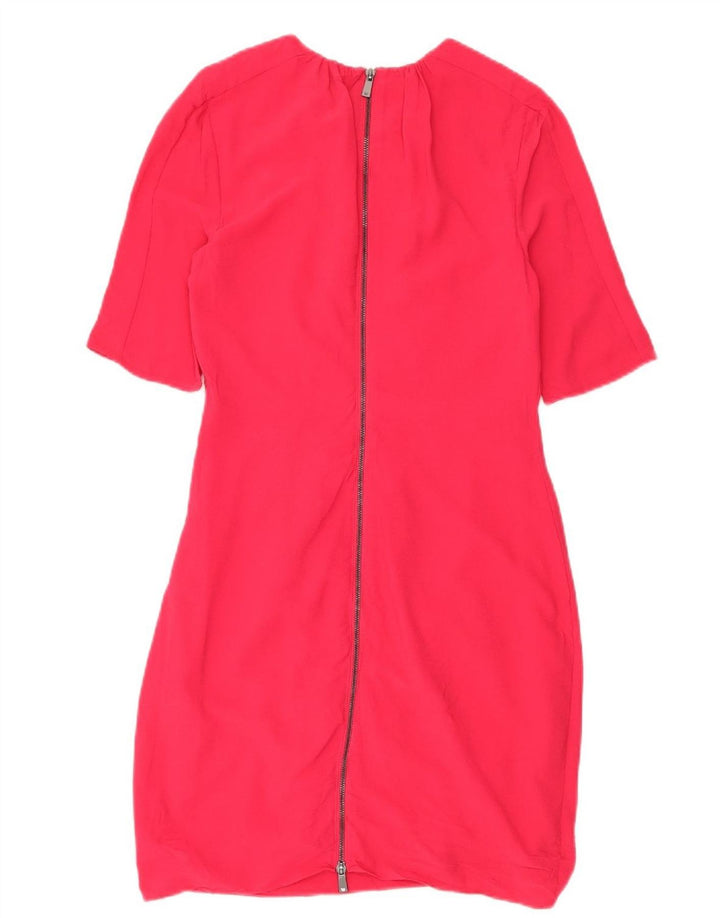 Whistles Damen Etuikleid UK 12 Mittelrotes Polyester