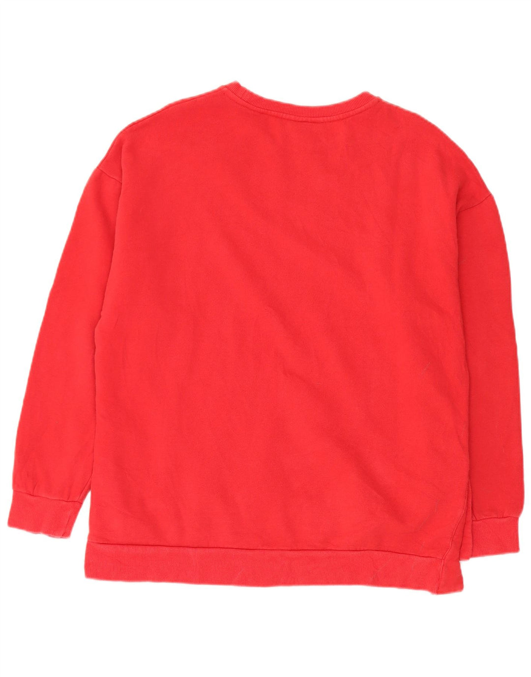 Fila Herren-Sweatshirt mit Grafik, übergroß, UK 12, mittelrot, Baumwolle