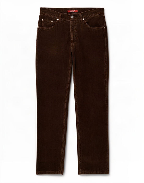 Carrera Damen Gerade Cordhose EU 42 Groß W32 L30 Braun Baumwolle